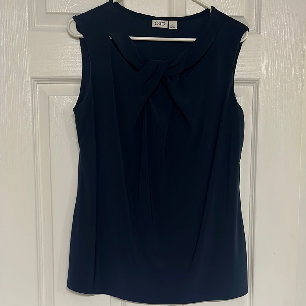 Women's Navy Blue Top - Picture 4 of 7